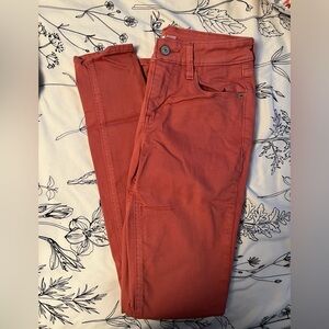 Old Navy Coral Super Skinny Jeans